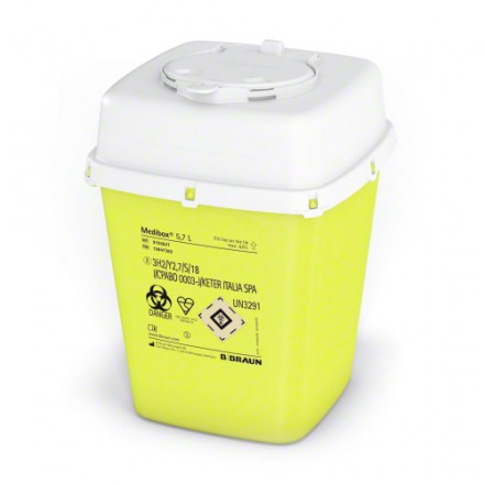 Medibox Entsorgungsbehälter 5,7 l von B. Braun Melsungen AG