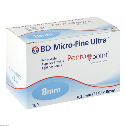 BD Micro-Fine+ Pen-Nadeln 0,25x8mm von Becton Dickinson GmbH