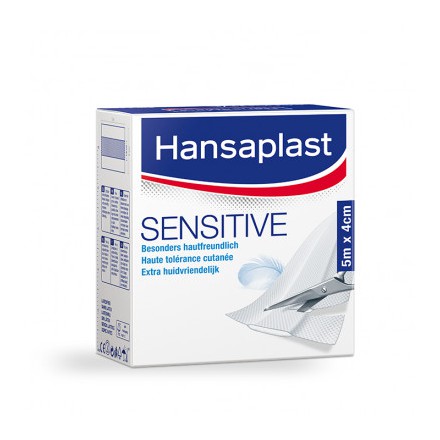 Hansaplast Sensitive Wundschnellverband weiß, 5 m x 4 cm von Beiersdorf AG