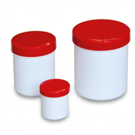 Salbenkruken weiß mit rotem Deckel 100 g von Caesar & Loretz GmbH