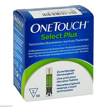 ONE TOUCH Select Plus Blutzucker Teststreifen 50 St -Reimport- von OneTouch
