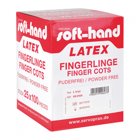 Soft-Hand > Latex Fingerlinge - puderfrei von Servoprax GmbH