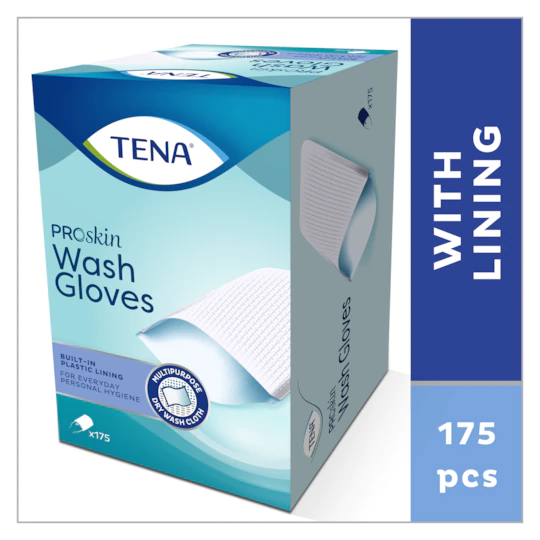 TENA ProSkin Wash Gloves | Gefüttert von Tena