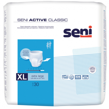 Seni Active Classic Extra Large - Windelhosen für aktive Personen von TZMO Deutschland GmbH