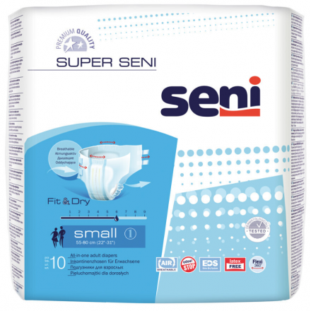 Super Seni Inkontinenzhosen Small (10 Stück) von TZMO Deutschland GmbH