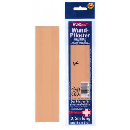 Wundpflaster 0,5 m x 6 cm Beutel, wasserfest von WUNDmed GmbH & Co. KG